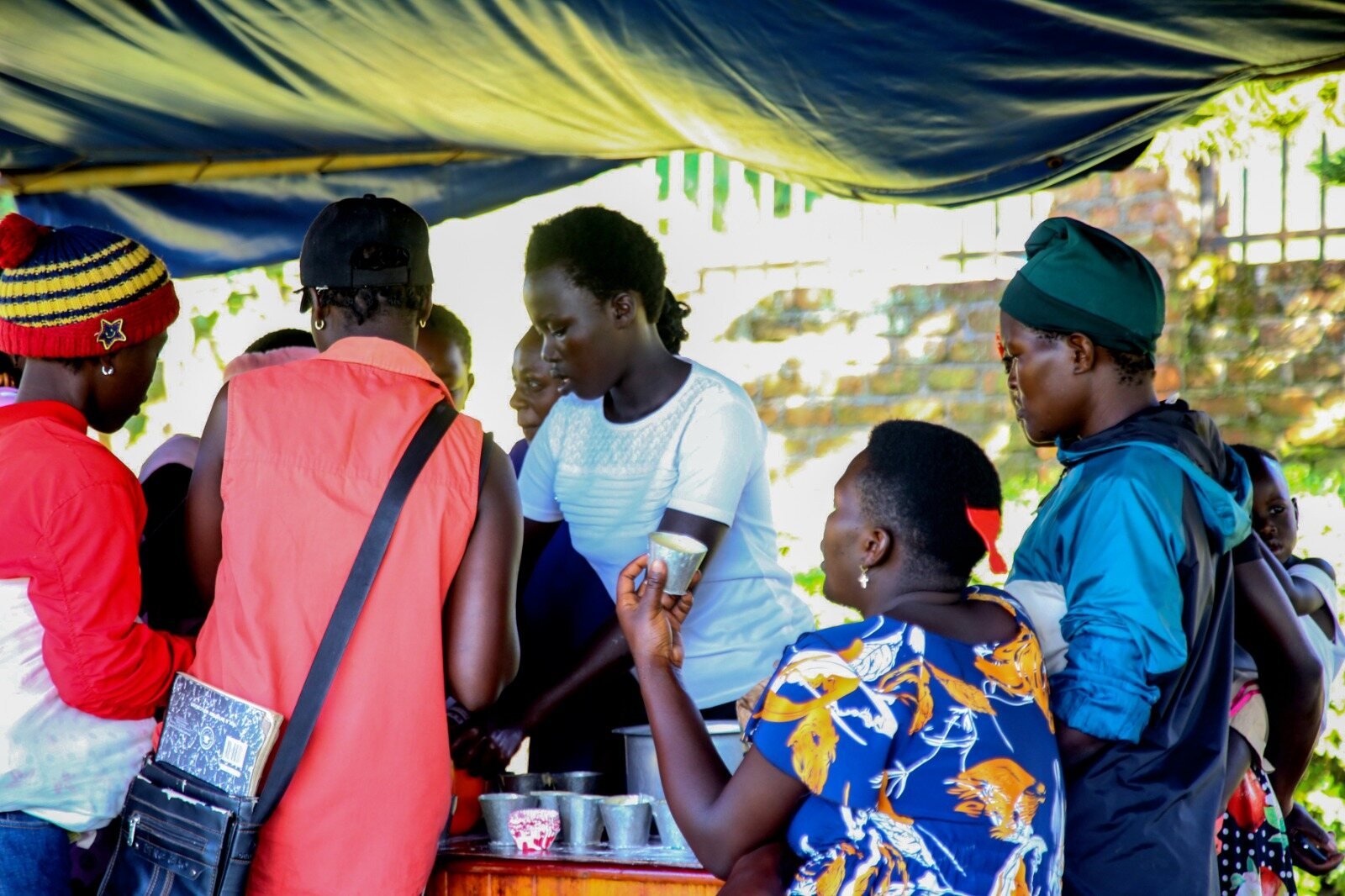 Women taking part in a practical skills session